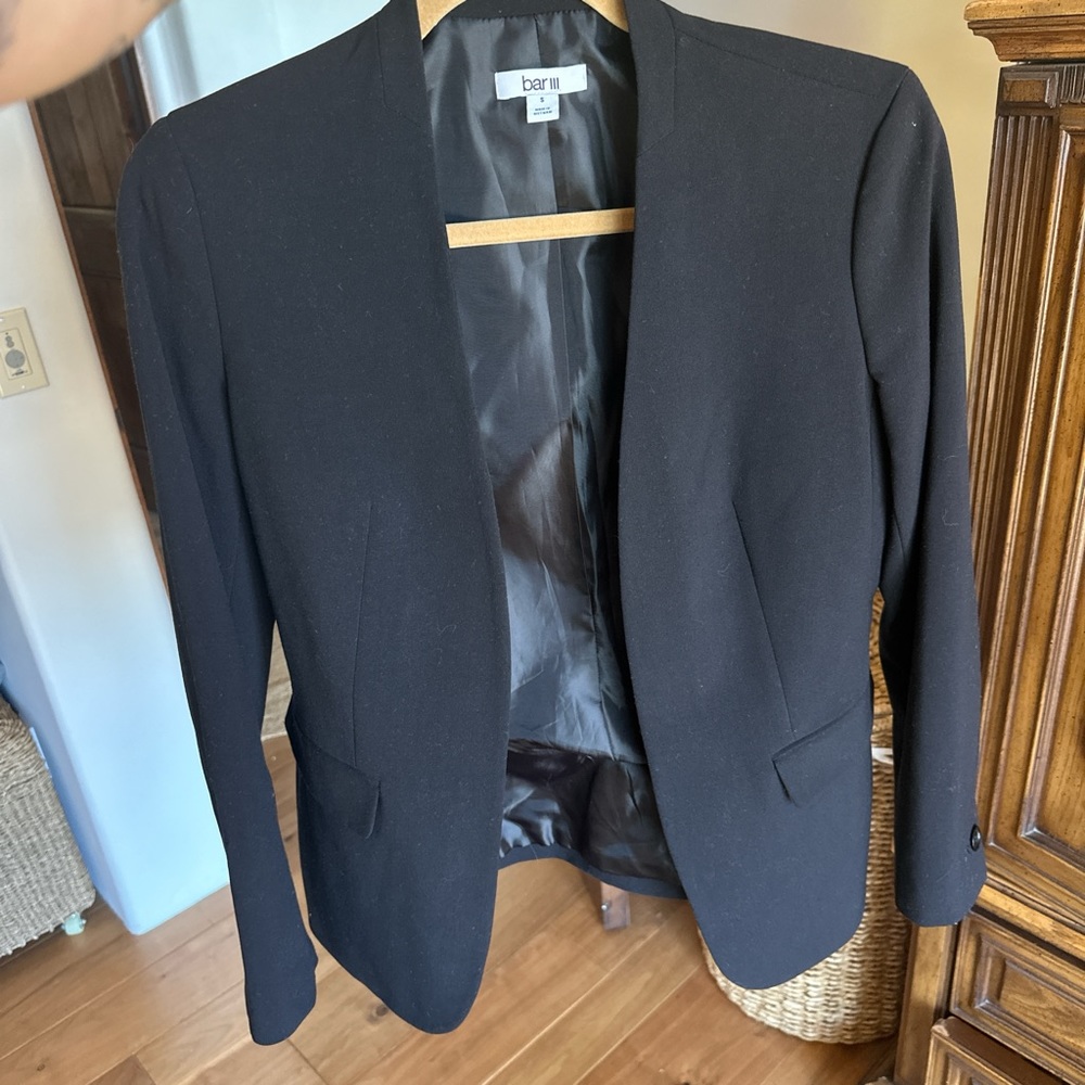Classic black blazer by Bar III, size S